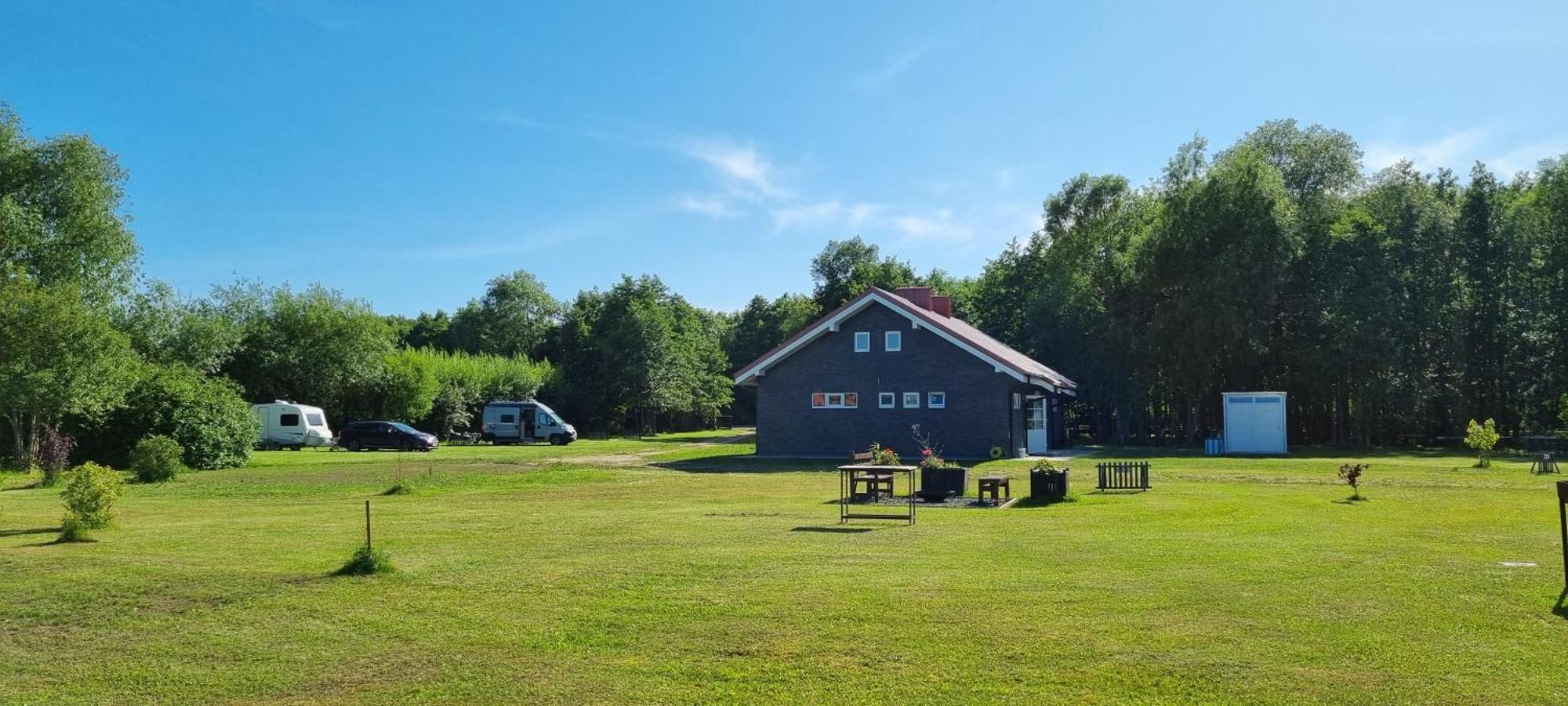 Campsite 37A - Wooden Cabins Karklė المظهر الخارجي الصورة