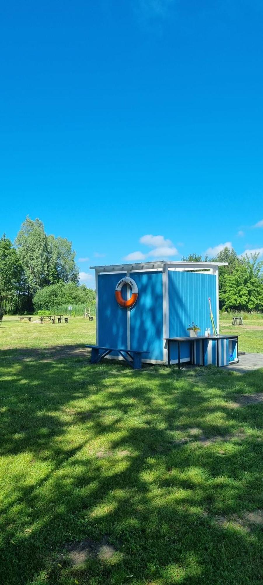Campsite 37A - Wooden Cabins Karklė المظهر الخارجي الصورة